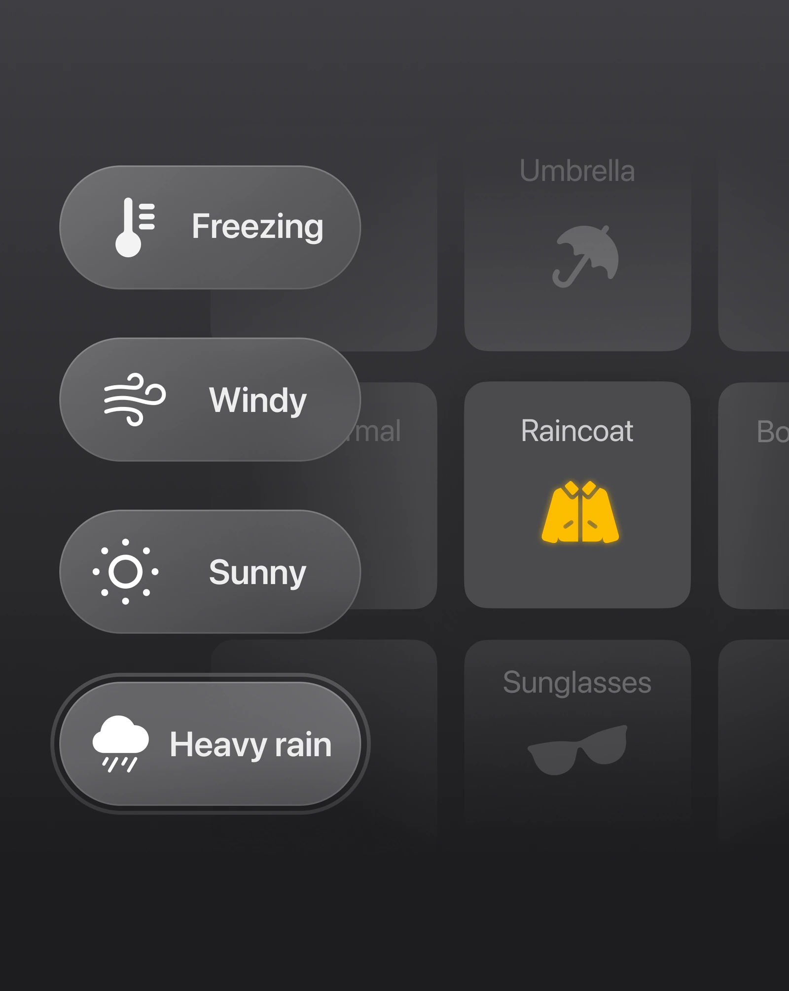 Connesso alle previsioni meteo.